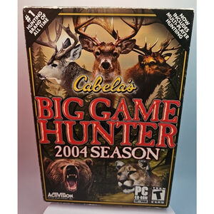 Cabela’s Big Game Hunter 2004 Season (PC, CD-ROM) CIB With Manual & Insert